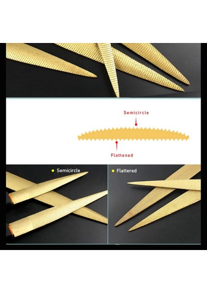 1pc Ahşap Dosya Ağaç Işleme Altın Konik Törpü Piç 6-Inç (Yurt Dışından) modelleri