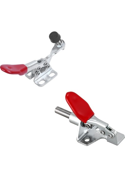 2 Adet 45KG 99 Lbs Tutma Kapasitesi Piston Zamanlı Itme Çekme Tipi Manivelalı Kelepçe 27KG Kaymaz U Şekli Manivelalı Kelepçe (Yurt Dışından)