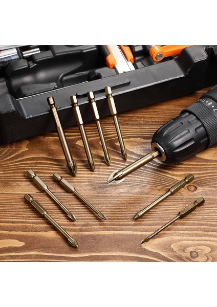 Arelene 6 Adet Cam Beton Matkap Ucu Seti Karbür Noktası Kesme Kenarları ile Kiremit Cam Çapraz Mızrak Kafa Hex Seramik Matkap Uçları (Yurt Dışından) modelleri