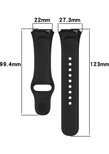 Redmi Mi Watch 3 Active ile Uyumlu Silikon Kordon