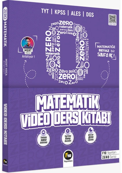 F10 Yayınları Mert Hoca Zero Serisi Matematik Video Ders Kitabı