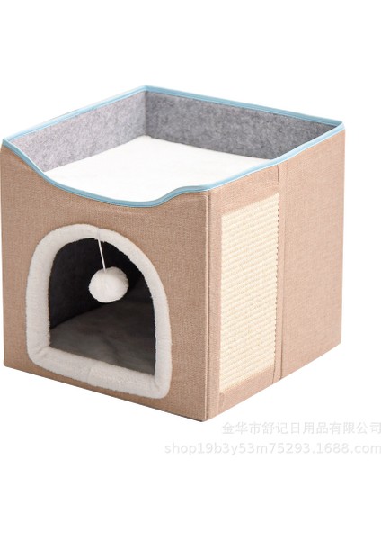 Dört Mevsim Kedi Evi Köpek Evi Katlanabilir Evcil Hayvan Evi (Yurt Dışından)