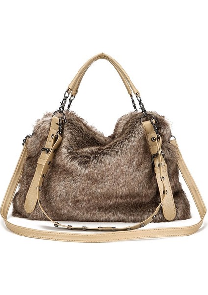 Moda Kadife Çanta Çanta Omuz Çantası Crossbody Çanta (Yurt Dışından)
