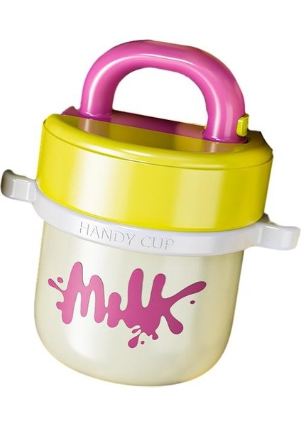 350ML Paslanmaz Çelik Mini Termos Bardak, Askılı-Sarı (Yurt Dışından)