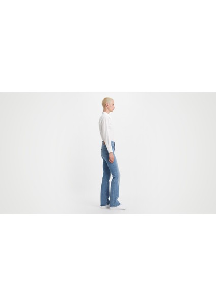 725™ High Rise Bootcut Kadın Jean Pantolon - Light Indigo Worn In