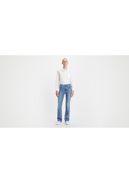 725™ High Rise Bootcut Kadın Jean Pantolon - Light Indigo Worn In