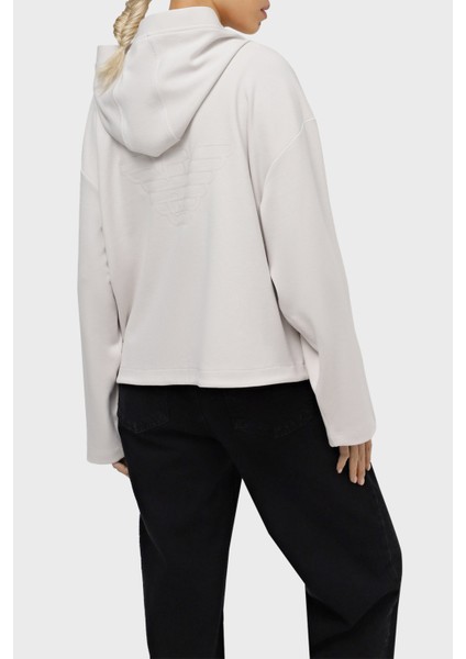 Logolu Kapüşonlu Fermuarlı Relaxed Fit Ceket Kadın Ceket 6R2B7C 2Jrkz 0103 modelleri