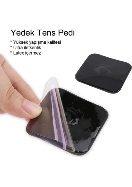 5x5 Çıtçıtlı Kare Tens Pedi 20 Adet