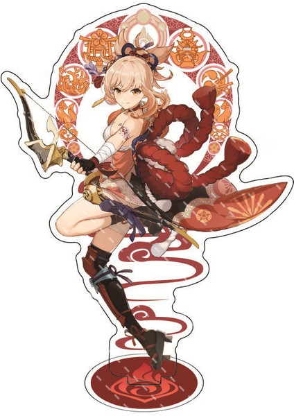Anime Genshin Etkileri Görüntüsü Arataki Itto Shenhe Yunjin Göz Tanrı Akrylic Stand Model Plate Desk Decor Fans Yeni (Yurt Dışından)