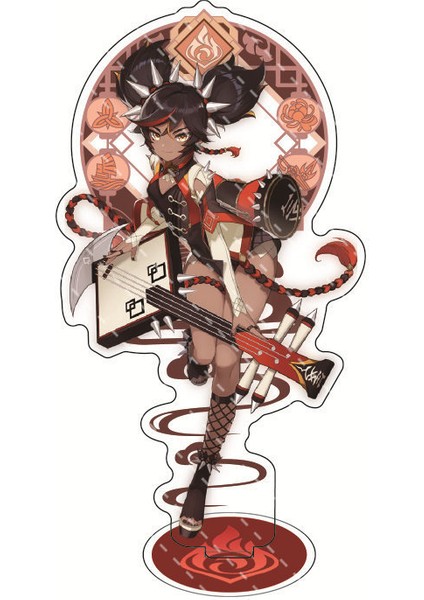 Anime Genshin Etkileri Görüntüsü Arataki Itto Shenhe Yunjin Göz Tanrı Akrylic Stand Model Plate Desk Decor Fans Yeni (Yurt Dışından)