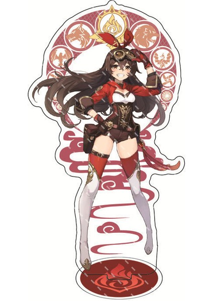 Anime Genshin Etkileri Görüntüsü Arataki Itto Shenhe Yunjin Göz Tanrı Akrylic Stand Model Plate Desk Decor Fans Yeni (Yurt Dışından)