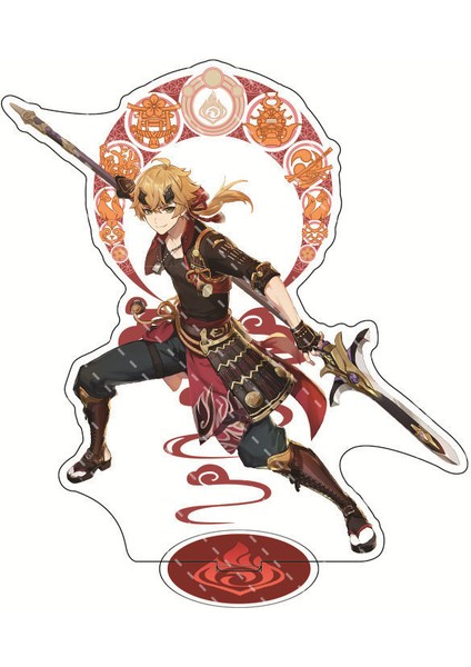 Anime Genshin Etkileri Görüntüsü Arataki Itto Shenhe Yunjin Göz Tanrı Akrylic Stand Model Plate Desk Decor Fans Yeni (Yurt Dışından)