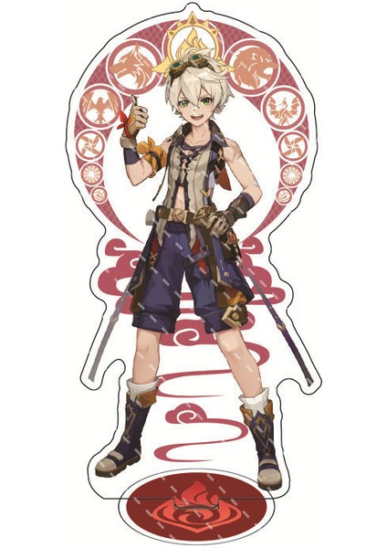 Anime Genshin Etkileri Görüntüsü Arataki Itto Shenhe Yunjin Göz Tanrı Akrylic Stand Model Plate Desk Decor Fans Yeni (Yurt Dışından)