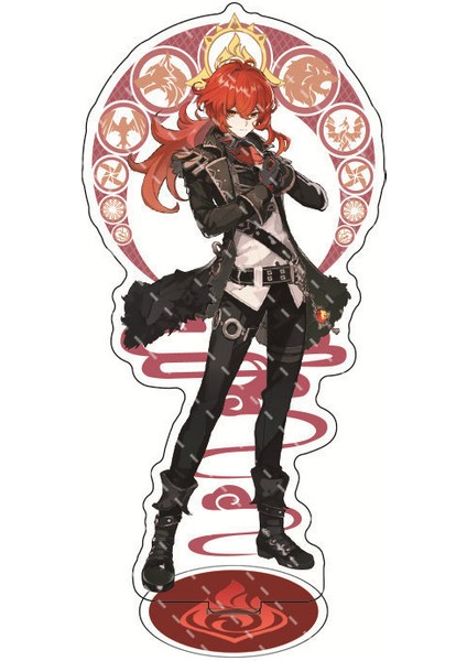 Anime Genshin Etkileri Görüntüsü Arataki Itto Shenhe Yunjin Göz Tanrı Akrylic Stand Model Plate Desk Decor Fans Yeni (Yurt Dışından)