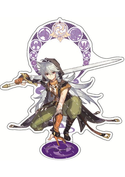 Anime Genshin Etkileri Görüntüsü Arataki Itto Shenhe Yunjin Göz Tanrı Akrylic Stand Model Plate Desk Decor Fans Yeni (Yurt Dışından)