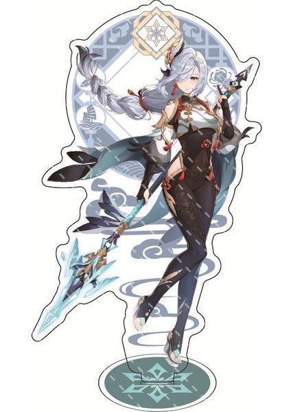 Anime Genshin Etkileri Görüntüsü Arataki Itto Shenhe Yunjin Göz Tanrı Akrylic Stand Model Plate Desk Decor Fans Yeni (Yurt Dışından)