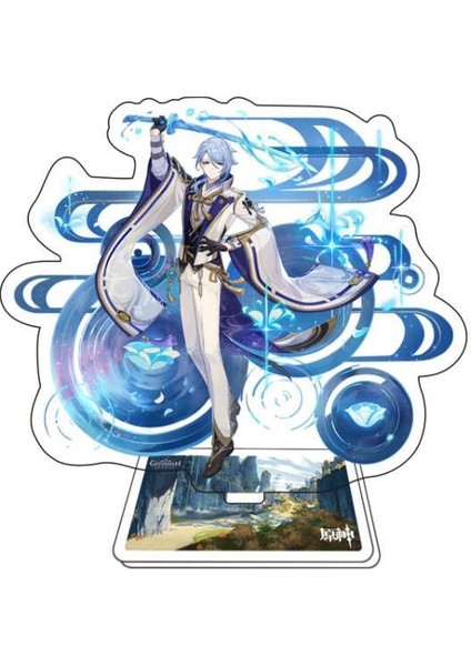 Genshin Etkileyici Kart Tv Anime Karakterleri Yelan Acrylic (Yurt Dışından)