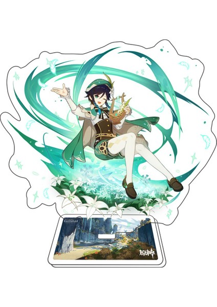 Genshin Etkileyici Kart Tv Anime Karakterleri Yelan Acrylic (Yurt Dışından)