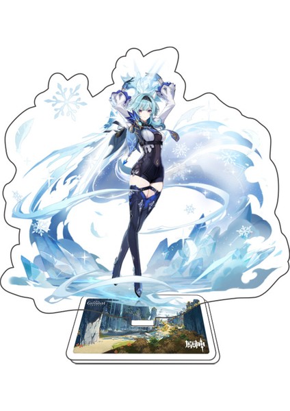 Genshin Etkileyici Kart Tv Anime Karakterleri Yelan Acrylic (Yurt Dışından)
