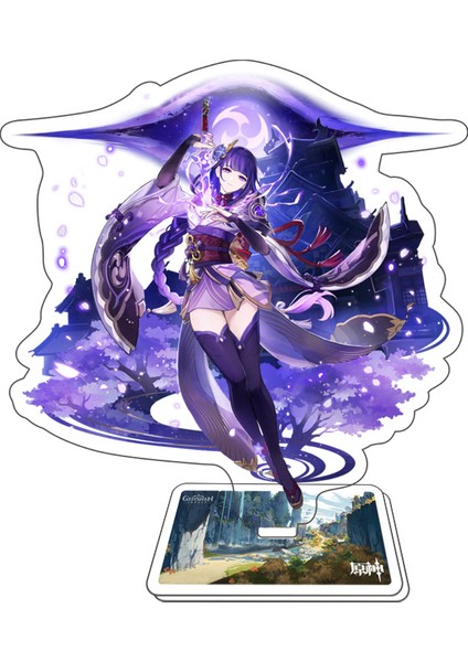 Genshin Etkileyici Kart Tv Anime Karakterleri Yelan Acrylic (Yurt Dışından)