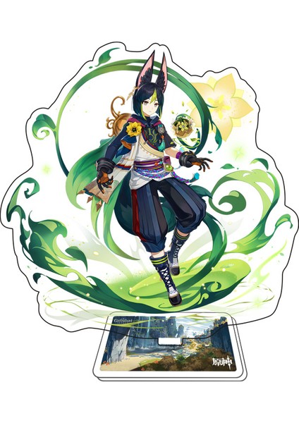 Genshin Etkileyici Kart Tv Anime Karakterleri Yelan Acrylic (Yurt Dışından)