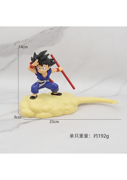 Oğlu Goku Super Saiyan Figür Anime Dragon Ball Figür Model - Renkli (Yurt Dışından)
