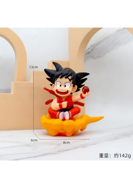 Shenzhen Xin Xin Oğlu Goku Super Saiyan Figür Anime Dragon Ball Figür Model - Renkli (Yurt Dışından)