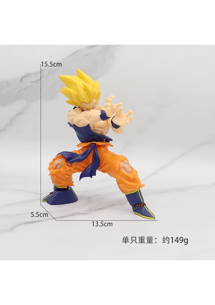Oğlu Goku Super Saiyan Figür Anime Dragon Ball Figür Model - Renkli (Yurt Dışından)