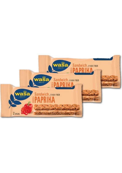 Kırmızı Biberli ve Krem Peynirli Sandviç 37 gr x 3 Paket