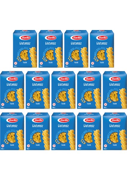 Glutensiz Burgu (Fusilli) Makarna 400 gr x 14 Paket (1 Koli)