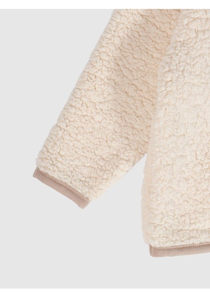 Teddy Çocuk Kuzu Peluş Ceket Ekru 1-8 Yaş fiyatları