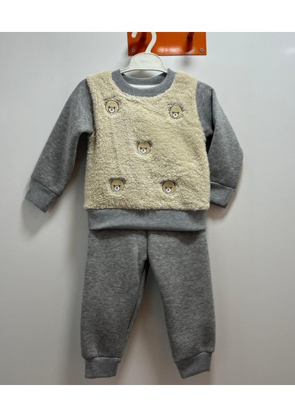 Unisex Üç Iplik Şardonlu Welsoft Detaylı Alt Üst Takım