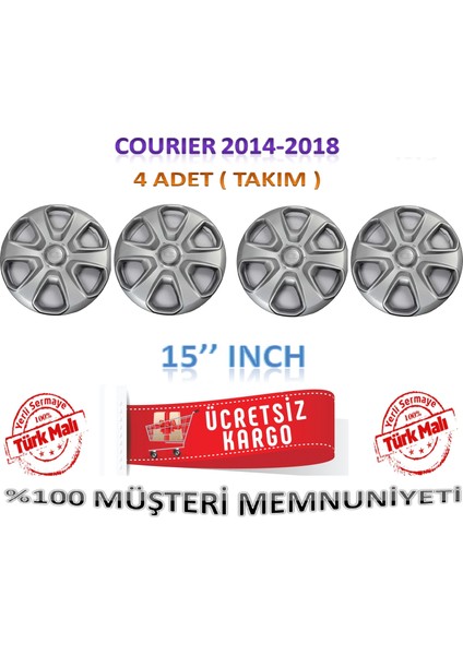 Courier Jant Kapağı Takım 4 Adet 15 Inch 2013-2020