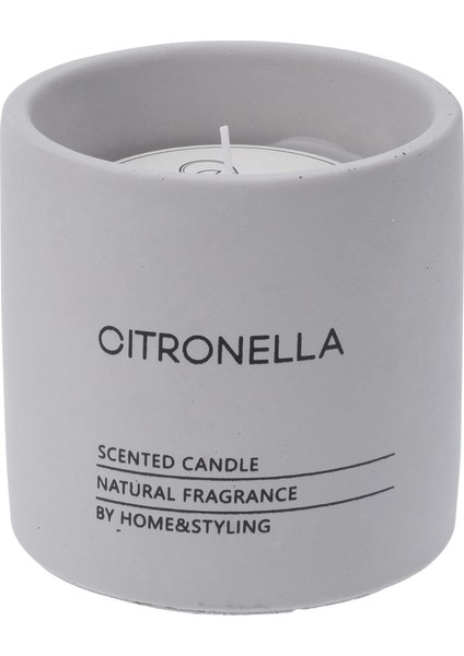 Mum Cıtronella Candle In Pot 10CM