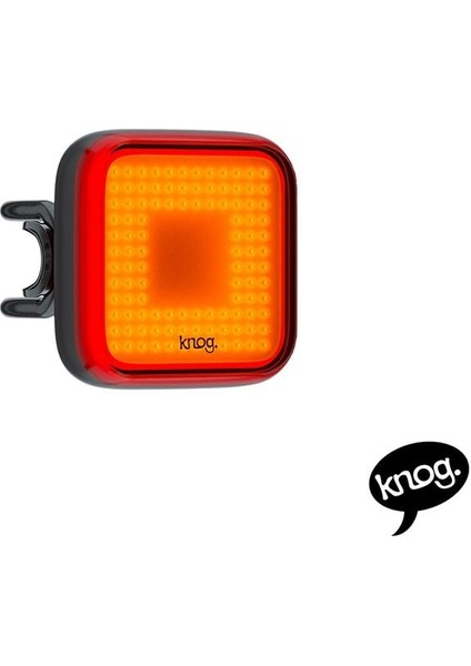 Arka Aydınlatma Stop Siyah Şarjlı Blinder Square Knog