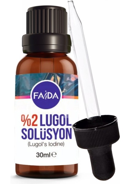 %2 Lugol Solüsyonu Iyot Damlası 30 ml