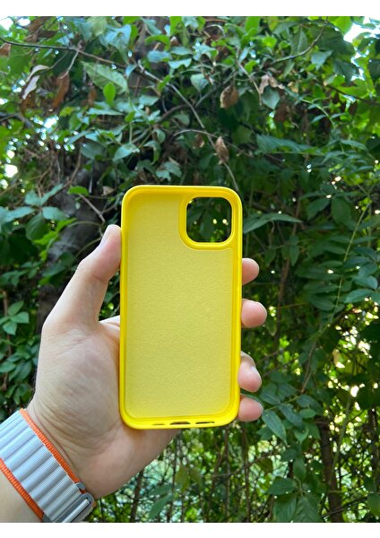 Meri Case Apple iPhone 15 Uyumlu Logolu Içi Kadife Lansman Kılıf Arka Kapak