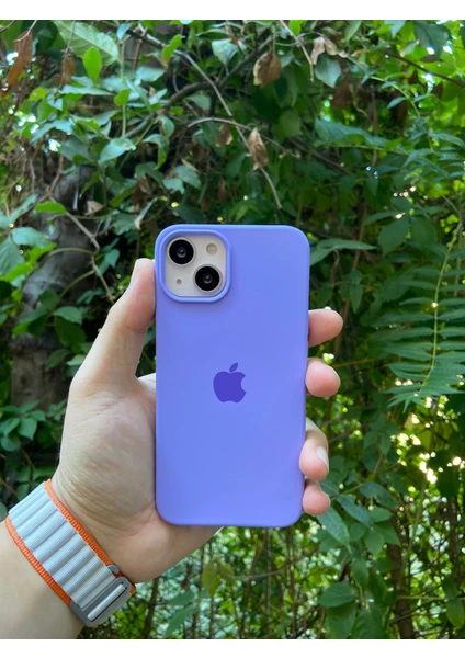 Meri Case Apple iPhone 15 Uyumlu Logolu Içi Kadife Lansman Kılıf Arka Kapak