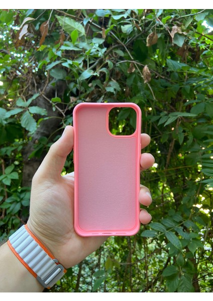 Meri Case Apple iPhone 15 Uyumlu Logolu Içi Kadife Lansman Kılıf Arka Kapak