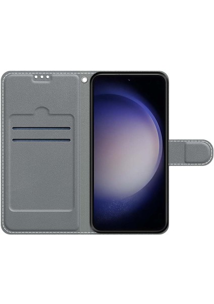 Samsung Galaxy S23 Fe Kılıf Kurulu Kartı Tutucu Telefon Stand Kapağı (Yurt Dışından)