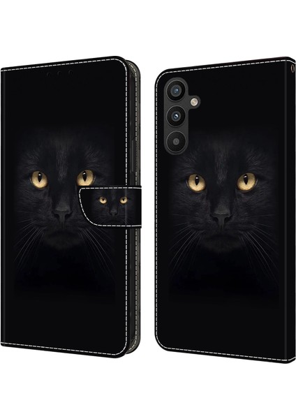 Samsung Galaxy A15 4g Kılıf Çizilmez Pu Deri 3D Desen Telefon Kapağı (Yurt Dışından)