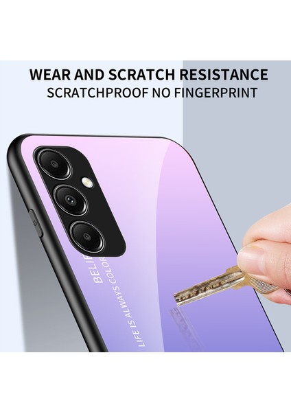 Samsung Galaxy A05S 4g Kılıf Temperli Cam+Pc+Tpu Gradient Anti-Fall Telefon Kapağı (Yurt Dışından) indirimleri
