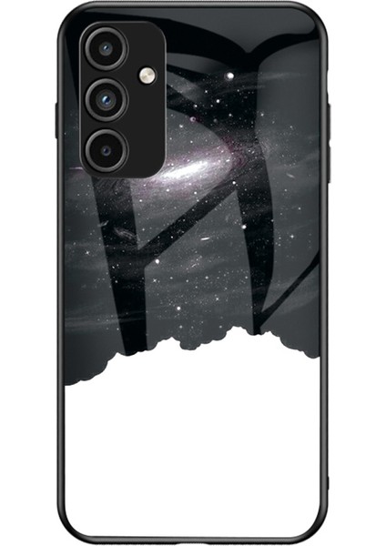 Samsung Galaxy A15 4g Kapak Yıldızlı Gökyüzü Desen Temizli Cam+Pc+Tpu Telefon Kılıfı (Yurt Dışından)