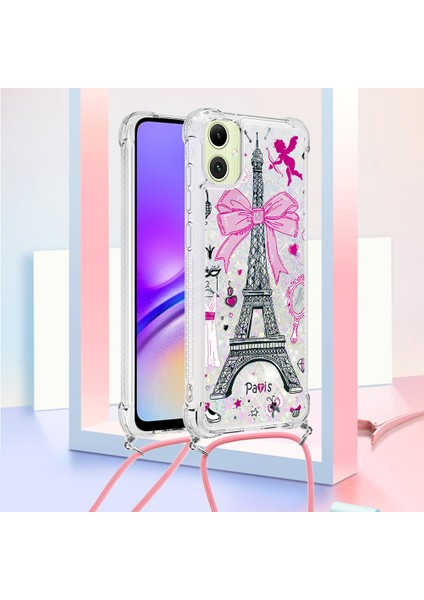 Samsung Galaxy A05 4g Kılıf Kirki ile Yüzen Sıvı Tpu Cep Telefonu Kapağı (Yurt Dışından)