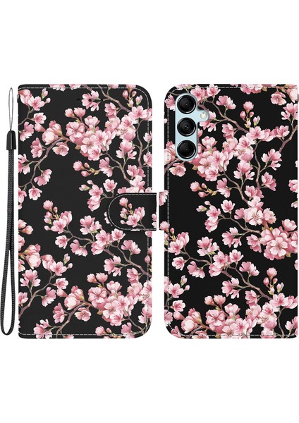 Samsung Galaxy A15 4g Kılıf 3D Pu Pu Deri Deri Flip Şok Geçirmez Kapak (Yurt Dışından)