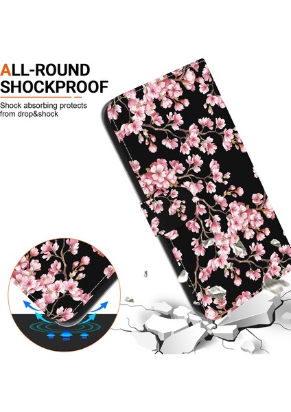 Samsung Galaxy A15 4g Kılıf 3D Pu Pu Deri Deri Flip Şok Geçirmez Kapak (Yurt Dışından)