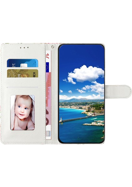 Cool-M Case Samsung Galaxy A15 4g Kılıf Cüzdanı Pu Deri Telefon Kapağı (Yurt Dışından)