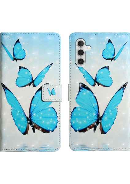 Samsung Galaxy A15 4g Kılıf Deri Anti-Drop 3D Desen Baskı Telefon Kapağı (Yurt Dışından)