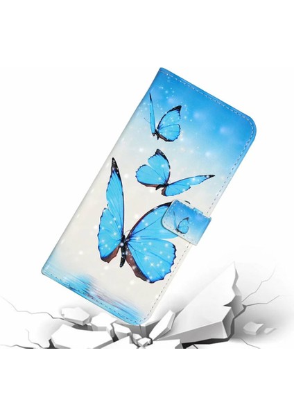 Samsung Galaxy A05 4g Kılıf Pu Deri 3D Desen Baskı Telefon Kapağı (Yurt Dışından)