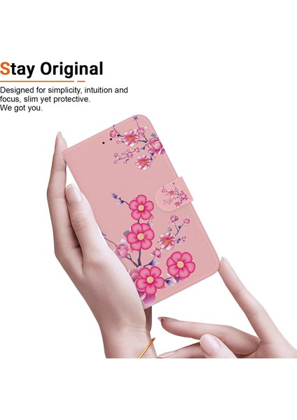 Honor X6A 4g Deri Kılıf Deseni Baskı Cüzdan Kapağı (Yurt Dışından)